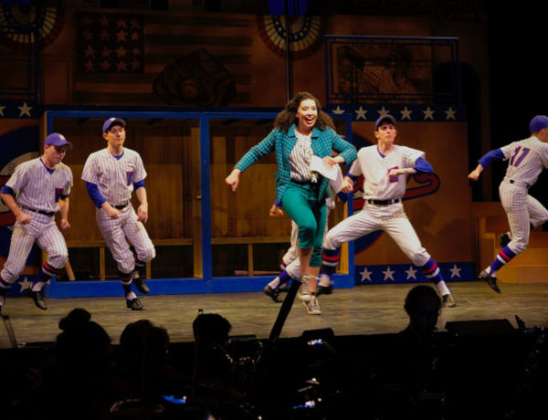 Actors performing in the Golden Age musical, Damn Yankees